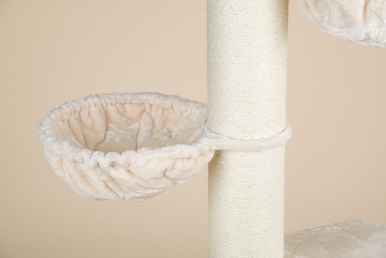 Cat Tree Maine Coon Tower (Cream) 275-295 cm