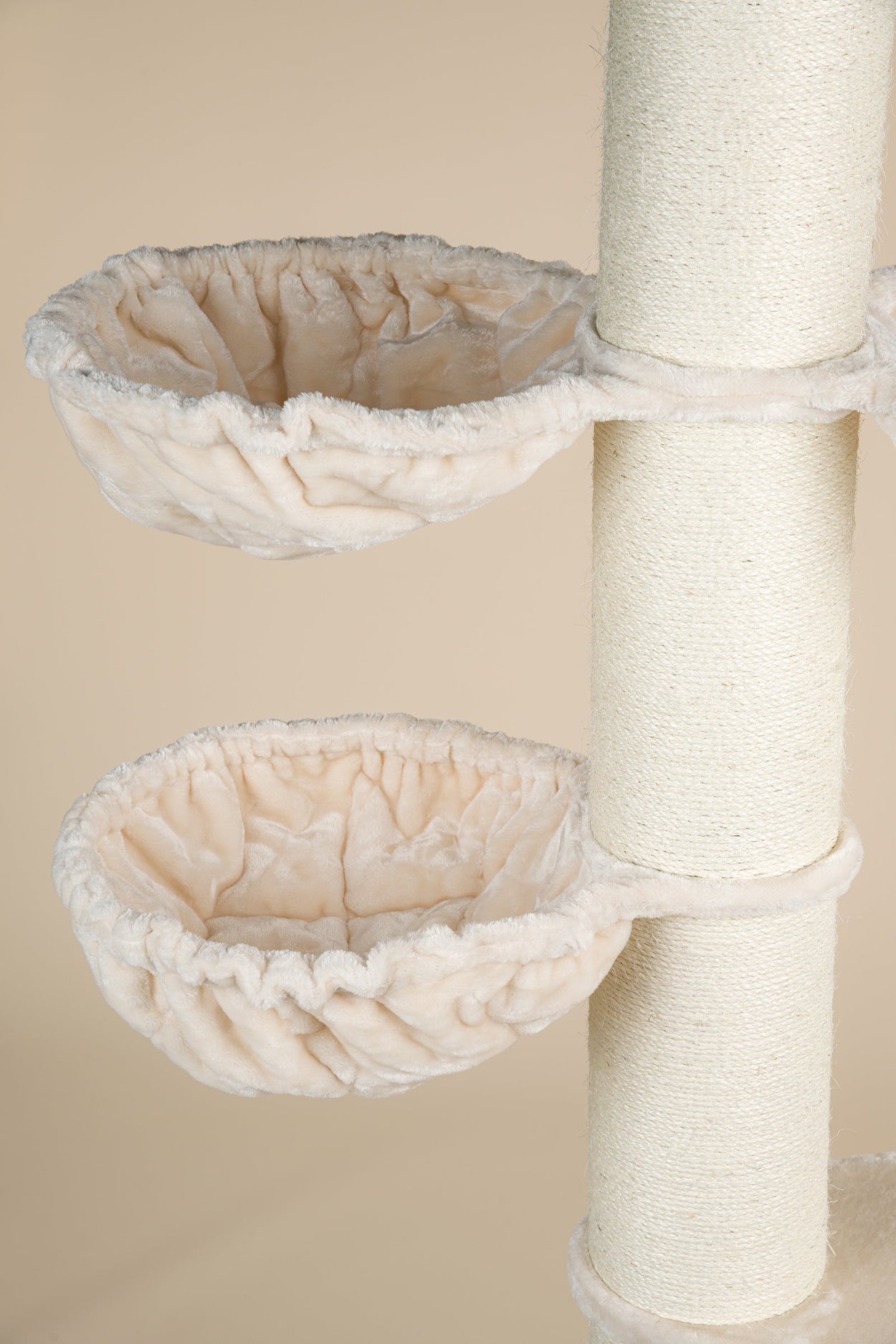 Cat Tree Maine Coon Tower Plus (Cream) 275-295 cm