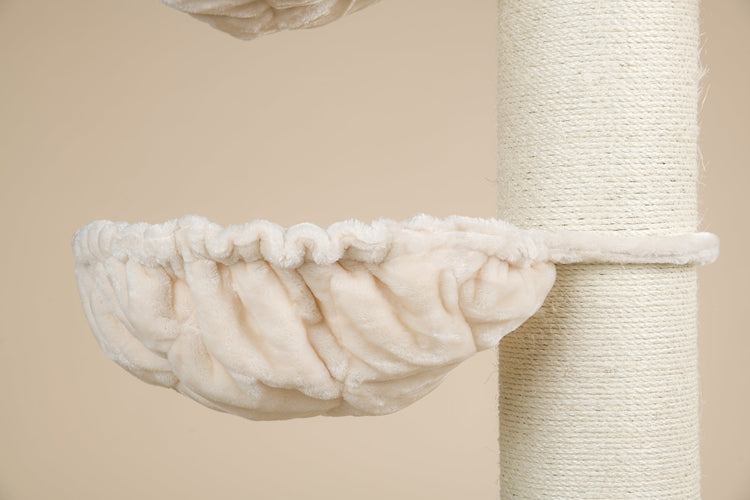 Cat Tree Maine Coon Tower Plus (Cream) 275-295 cm