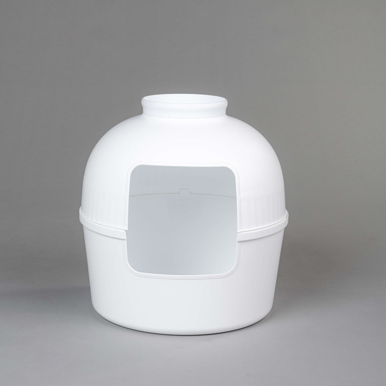 Litter Box Flower XXL, Hidden Cat Toilet (White)