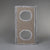 Scratching Barrel Front Panel, Paradise 87 x 47 cm (Light Grey)