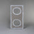 Scratching Barrel Front Panel, Penthouse 77 x 40 cm (Light Grey)
