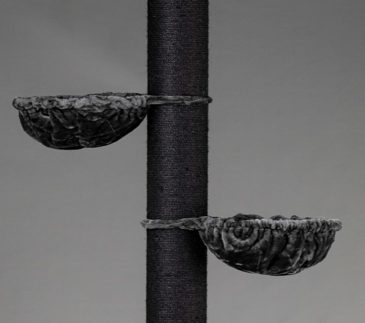 Large, Dark Grey Hammock de Luxe For Royalty (for 20 cm poles)