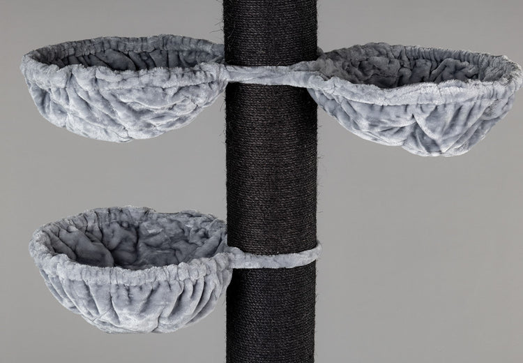 Large, Light Grey Hammock de Luxe (for 20 cm poles)