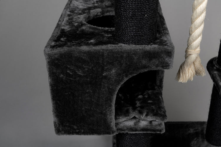 Playhouse Dark Grey, Catdream 50 x 36 x 30 cm (incl. cushion)