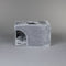 Playhouse Light Grey, Catdream 50 x 36 x 30 cm (incl. cushion)