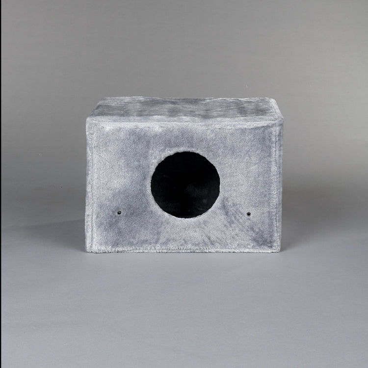 Playhouse Light Grey, Catdream 50 x 36 x 30 cm (incl. cushion)