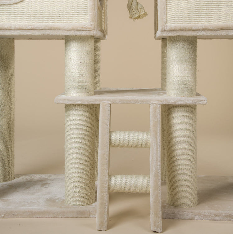Step Royal Cat Palace Complete Set (Cream)